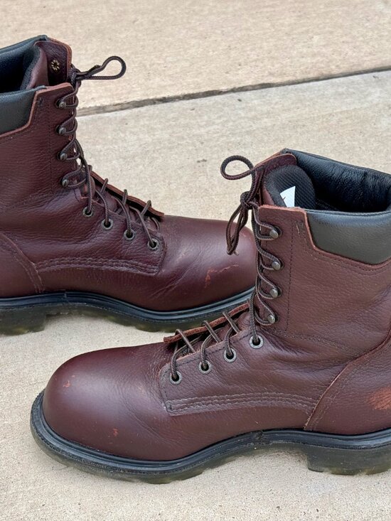 Red Wing Supersole Steel Toe Work Boots USA Made Size 8D main image 10